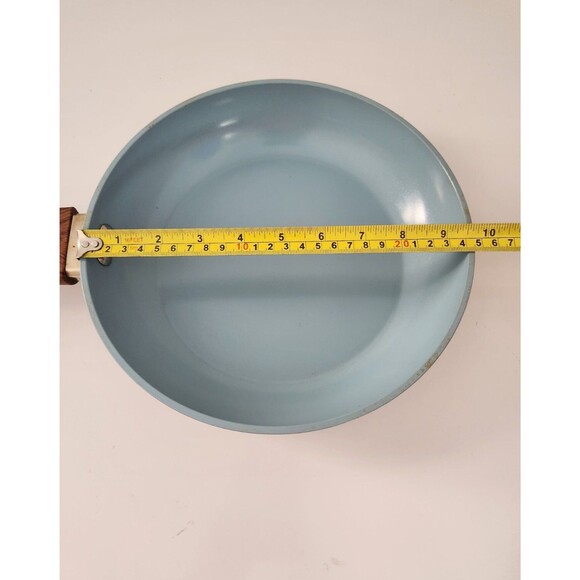 Phantom Chef 9.5"  Blue Fry/Skillet/Saute Pan Aluminum Nonstick Used - Picture 9 of 9